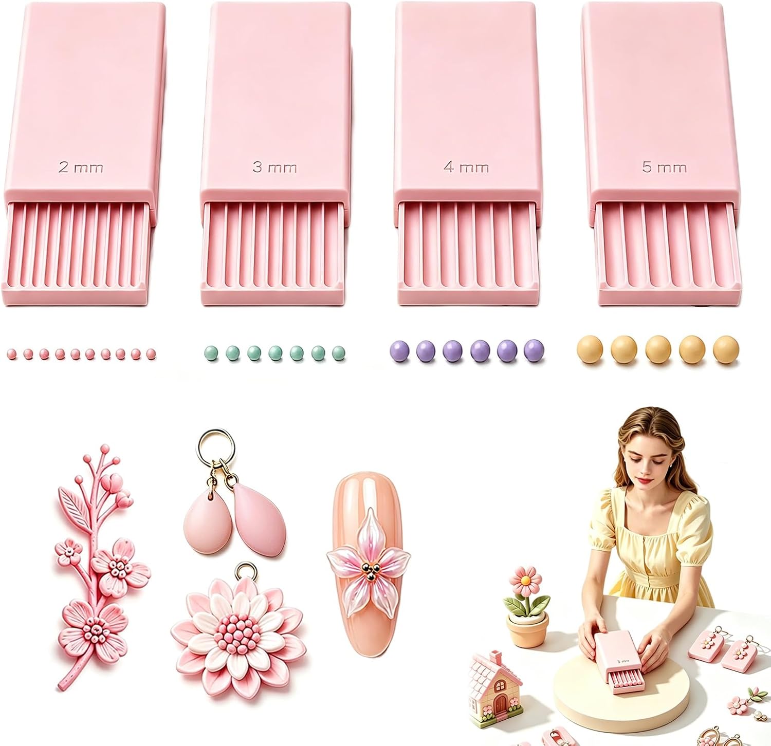 Nail Art Jelly - 3D 프린트 점토 젤 볼 제작