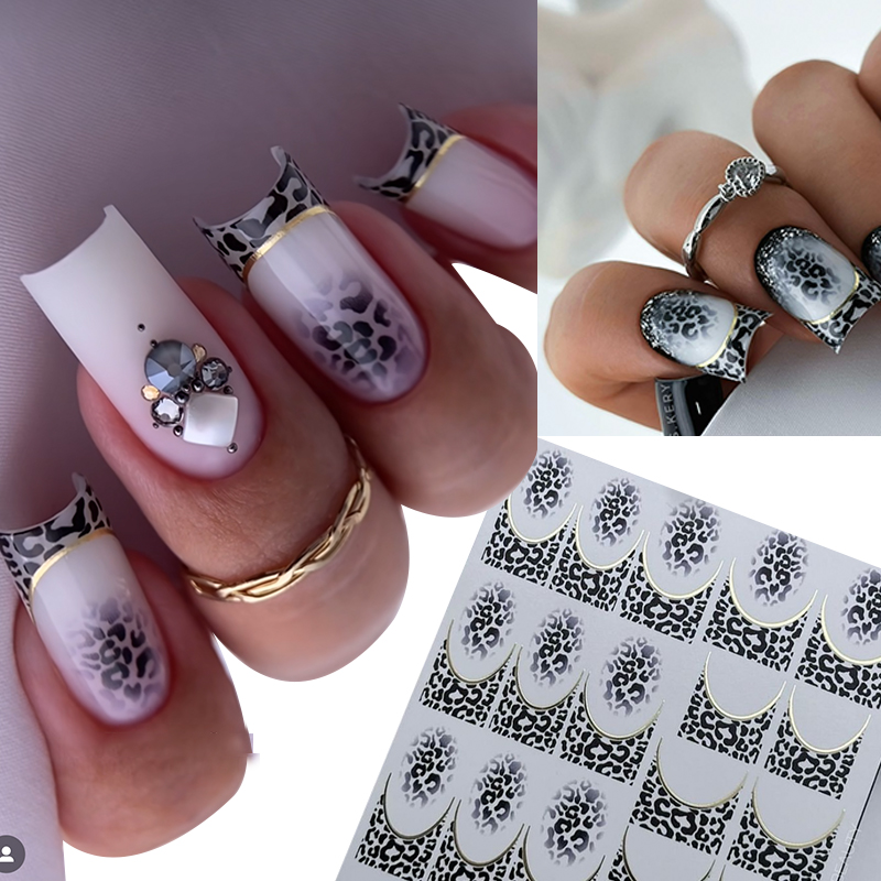 Nail Art Zebra Design - 새로운 호랑이 얼룩말 레오파드 무늬 네일