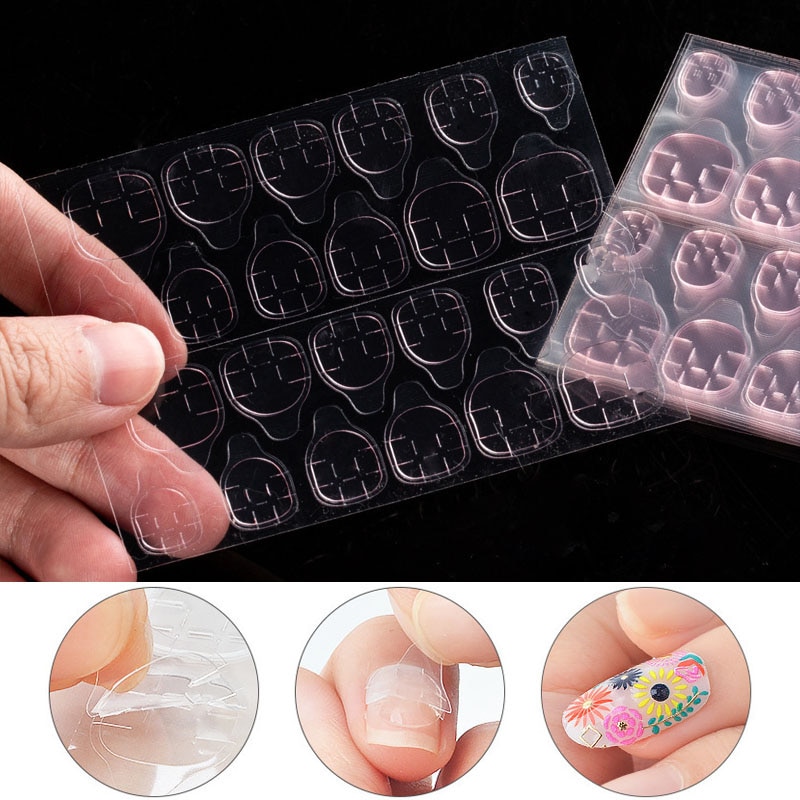 Nail Art Jelly - 양면 네일 접착제 스티커 젤리 젤