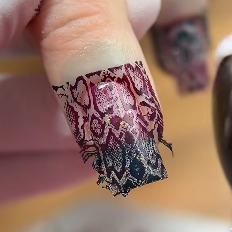 동물 이미지 뱀 레오파드 네일 스탬핑, 호랑이 얼룩말  - Nail Art Zebra Design 리뷰 및 가격