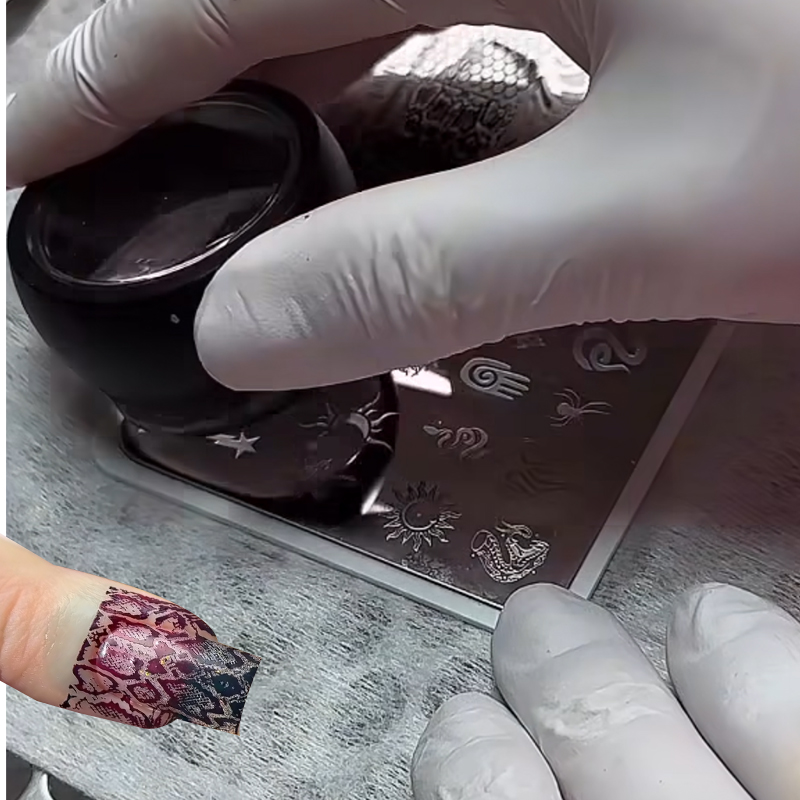 동물 이미지 뱀 레오파드 네일 스탬핑, 호랑이 얼룩말  - Nail Art Zebra Design 리뷰 및 가격