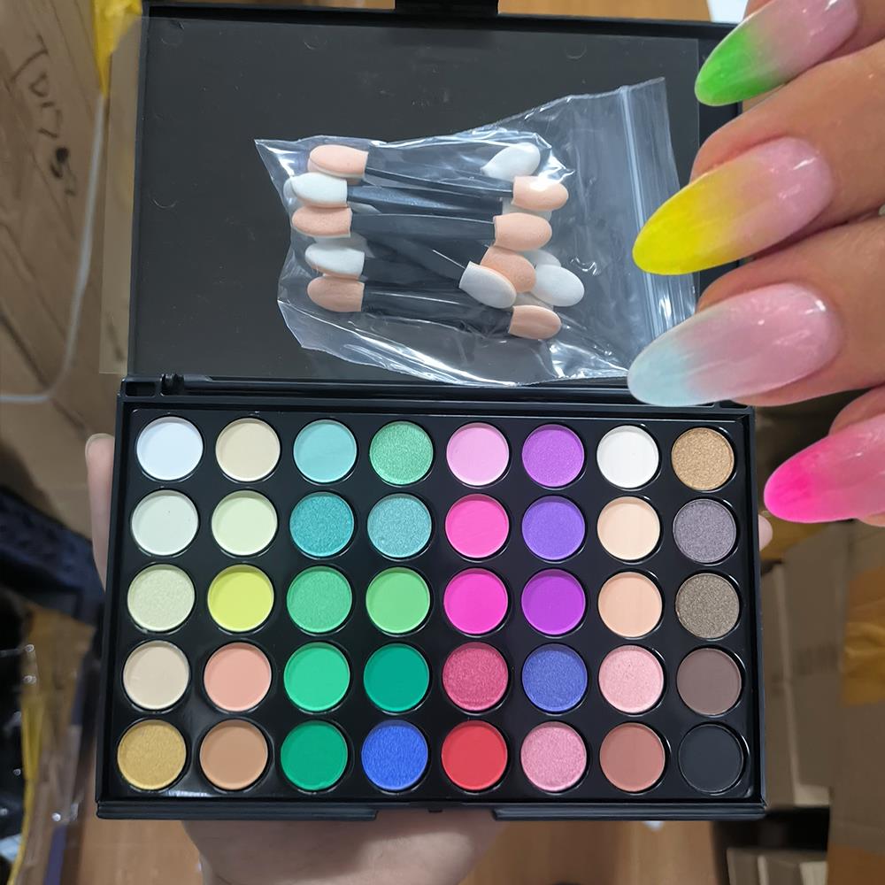 40색 옴브레 솔리드 네일 아트 파우더 팔레트 키트 프 - Nail Art Ombre Glitter 리뷰 및 가격