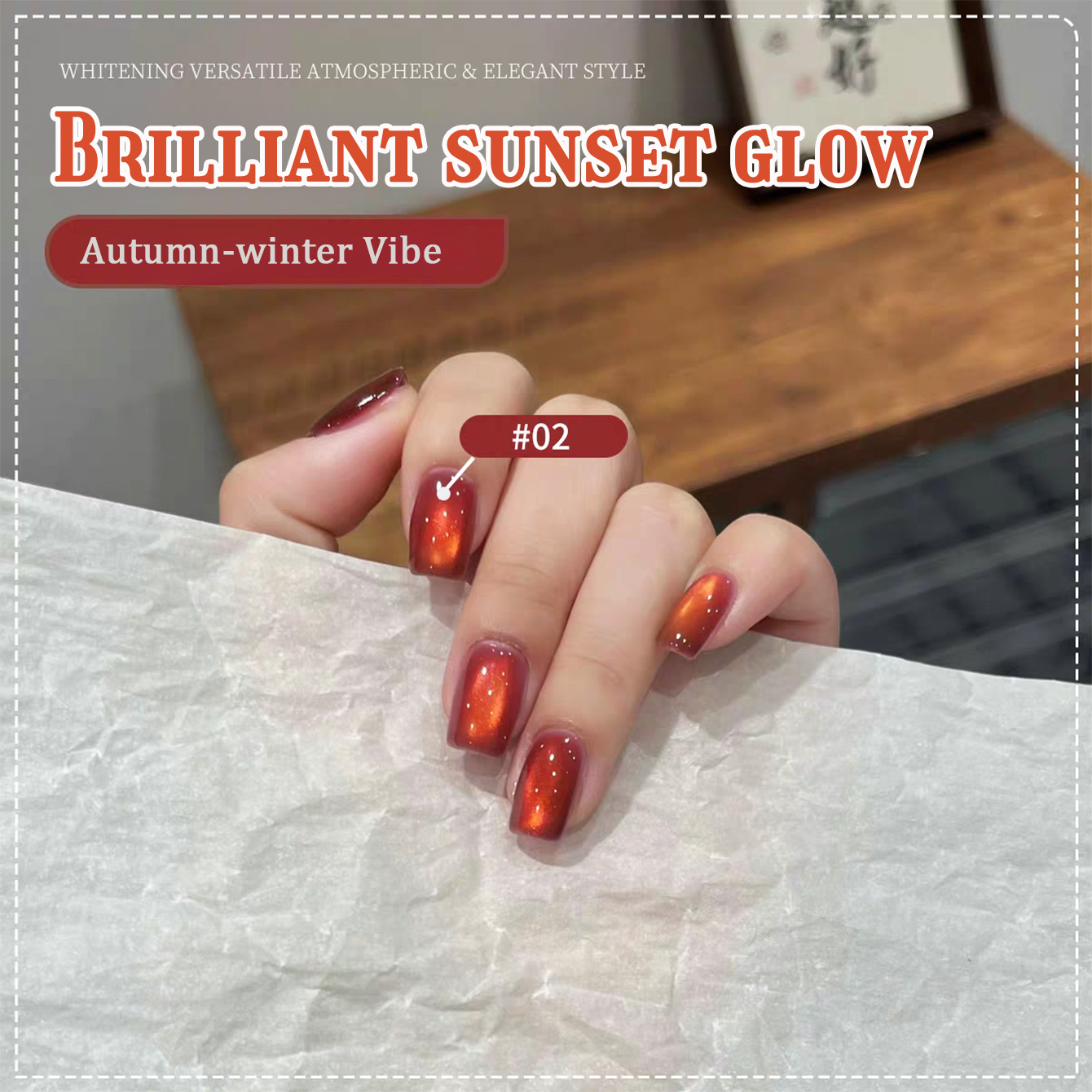 1개 TC 가을 인기 트와일라이트 캣아이 젤 네일 폴리 - Nail Art Red Wine Cat Eye 리뷰 및 가격