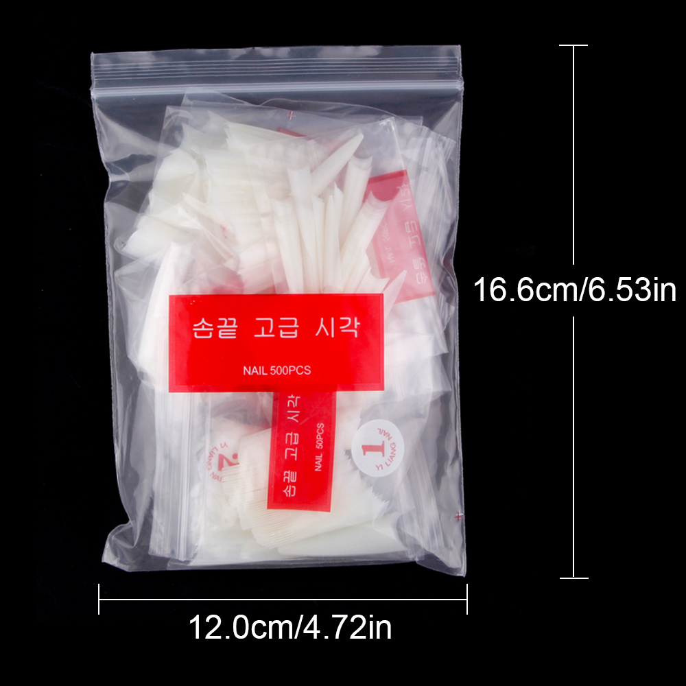 1Bag(600Pcs) 천연 스틸레토 연습 네일 팁 1 - Nail Art Xl 리뷰 및 가격