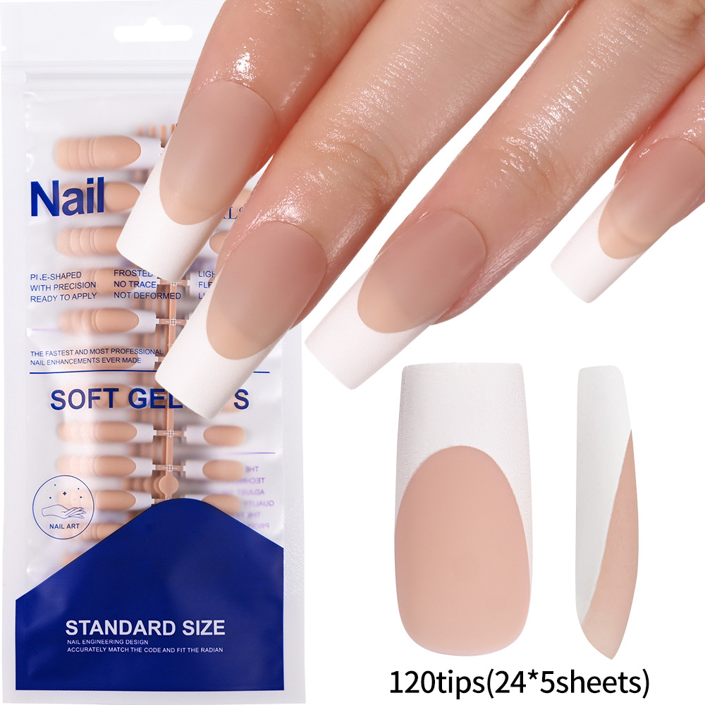 120개 누드 화이트 가짜 손톱 접착제 필요 글리터 프 - Nail Art Xl 리뷰 및 가격