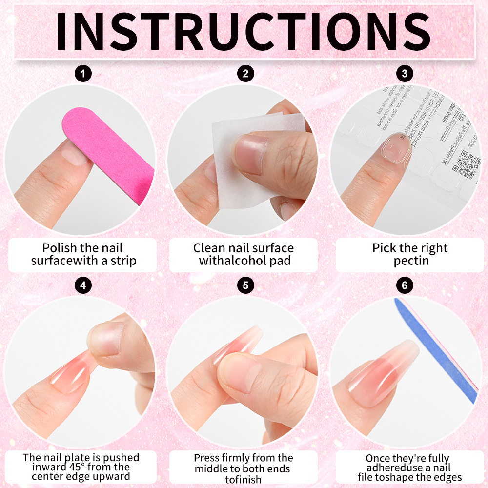 120개 누드 화이트 가짜 손톱 접착제 필요 글리터 프 - Nail Art Xl 리뷰 및 가격