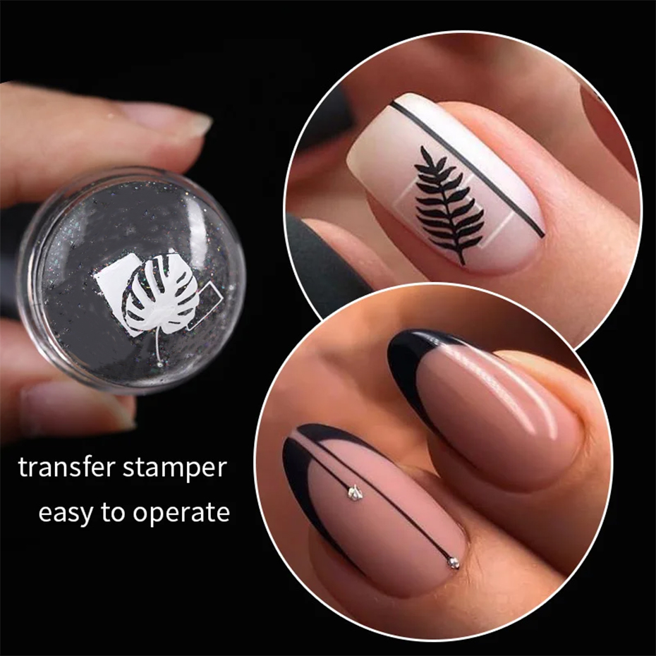 네일 스탬핑 플레이트 투명 젤리 네일 아트 스탬퍼 스크 - Nail Art Jelly 리뷰 및 가격