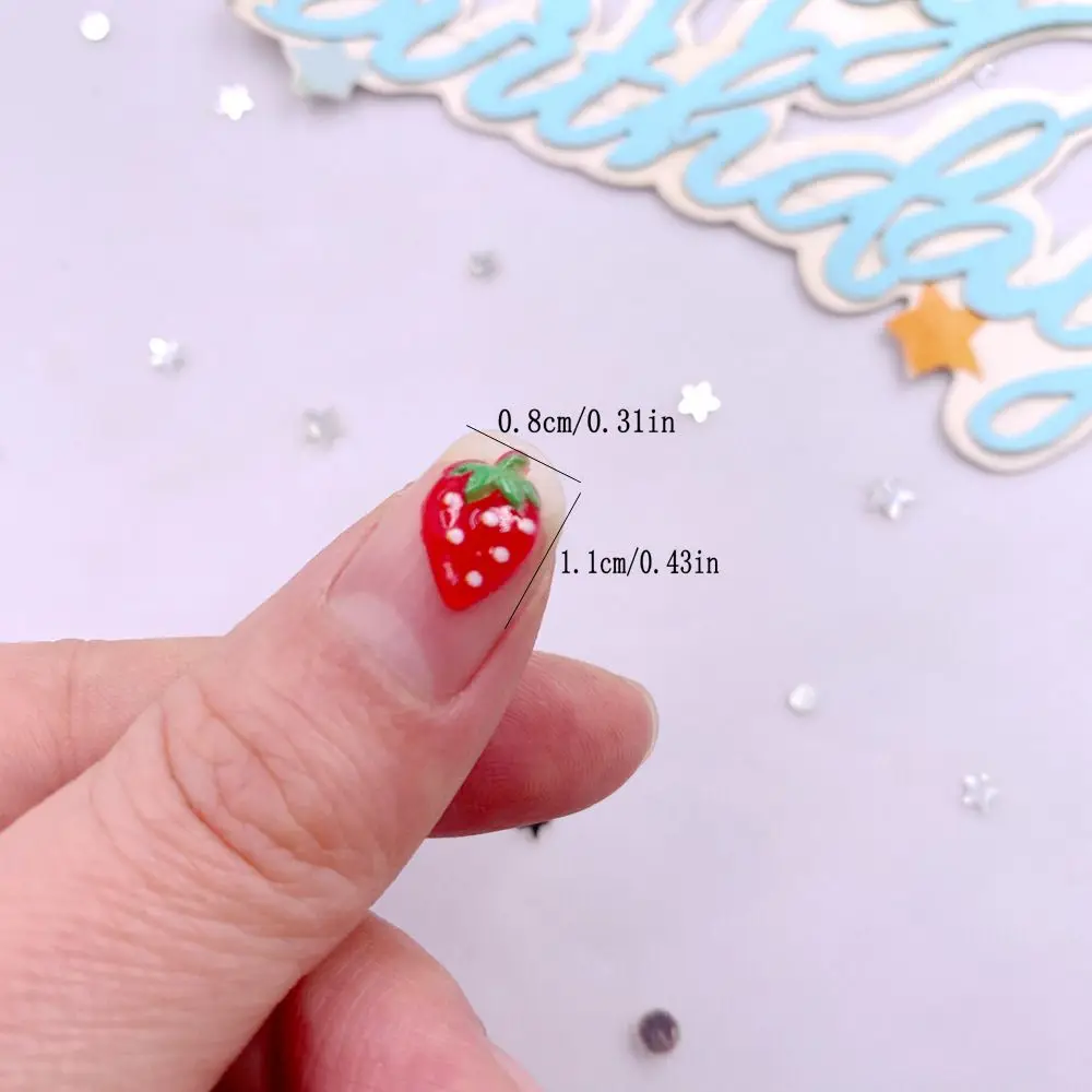 60Pcs 반짝이 수지 다채로운 미니 3D 크리스탈 빨 - Nail Art Strawberry 리뷰 및 가격