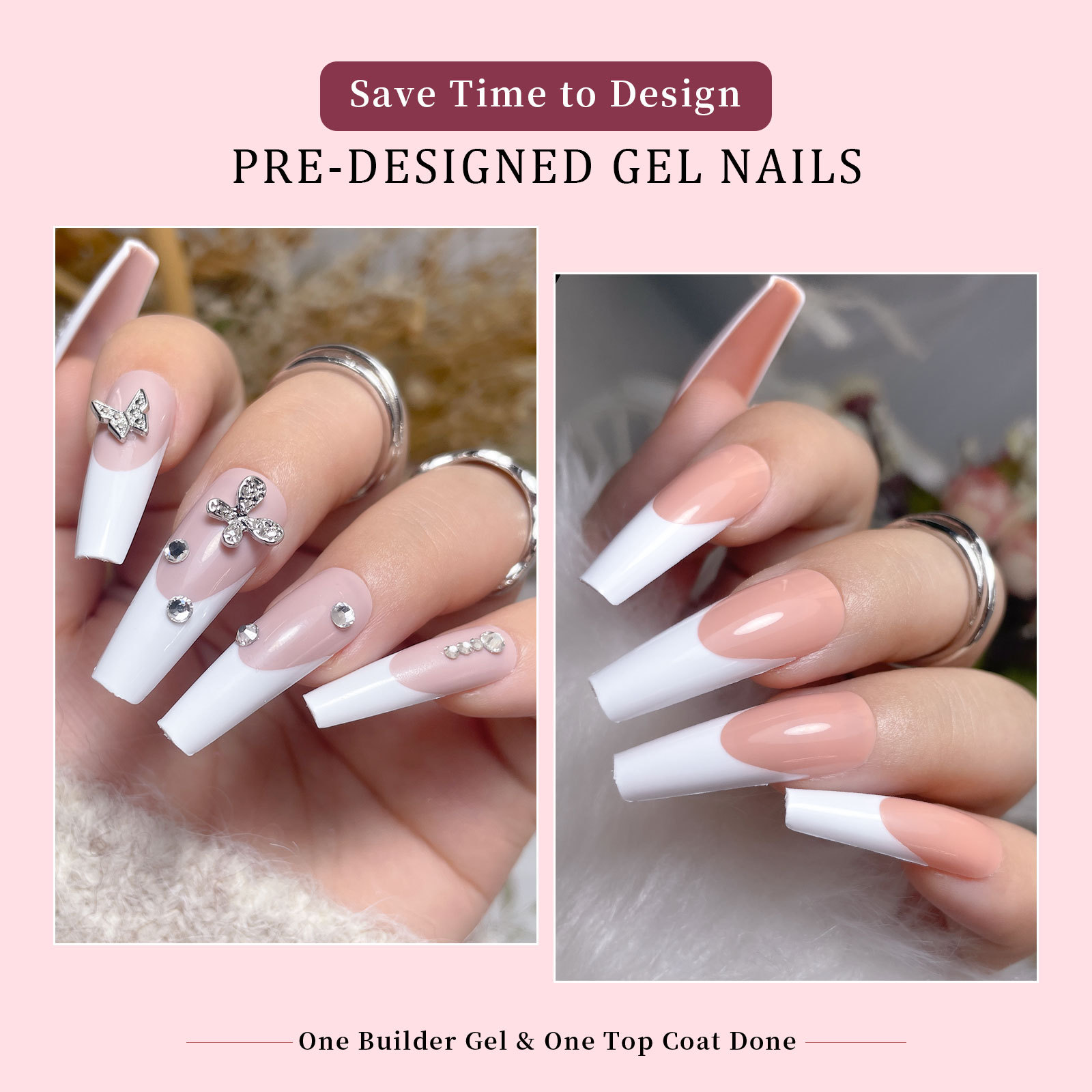 여성용 웨어러블 네일 아트 스티커, 화려한 가짜 손톱, - Nail Art Xl 리뷰 및 가격