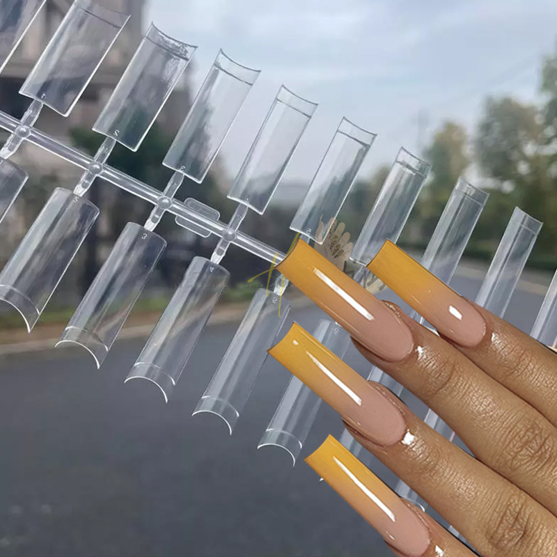 하프 커버 투명 인공 아크릴 가짜 손톱 프레스, C 커 - Nail Art Xl 리뷰 및 가격