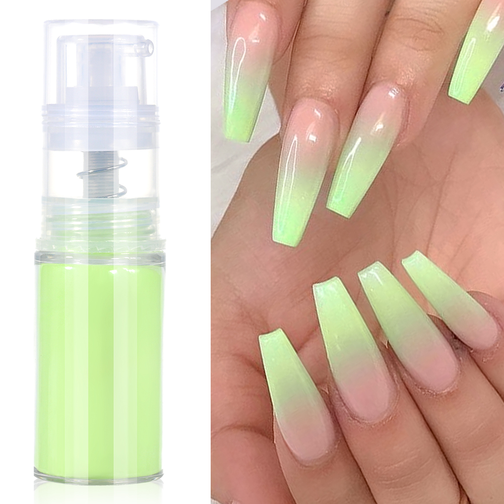 10g/병 네온 핑크 옹 브르 파우더 프레스 펌프 그라 - Nail Art Ombre Glitter 리뷰 및 가격